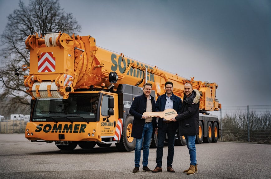 Established in large crane class: Sommer takes delivery of Liebherr LTM 1650-8.1 mobile crane